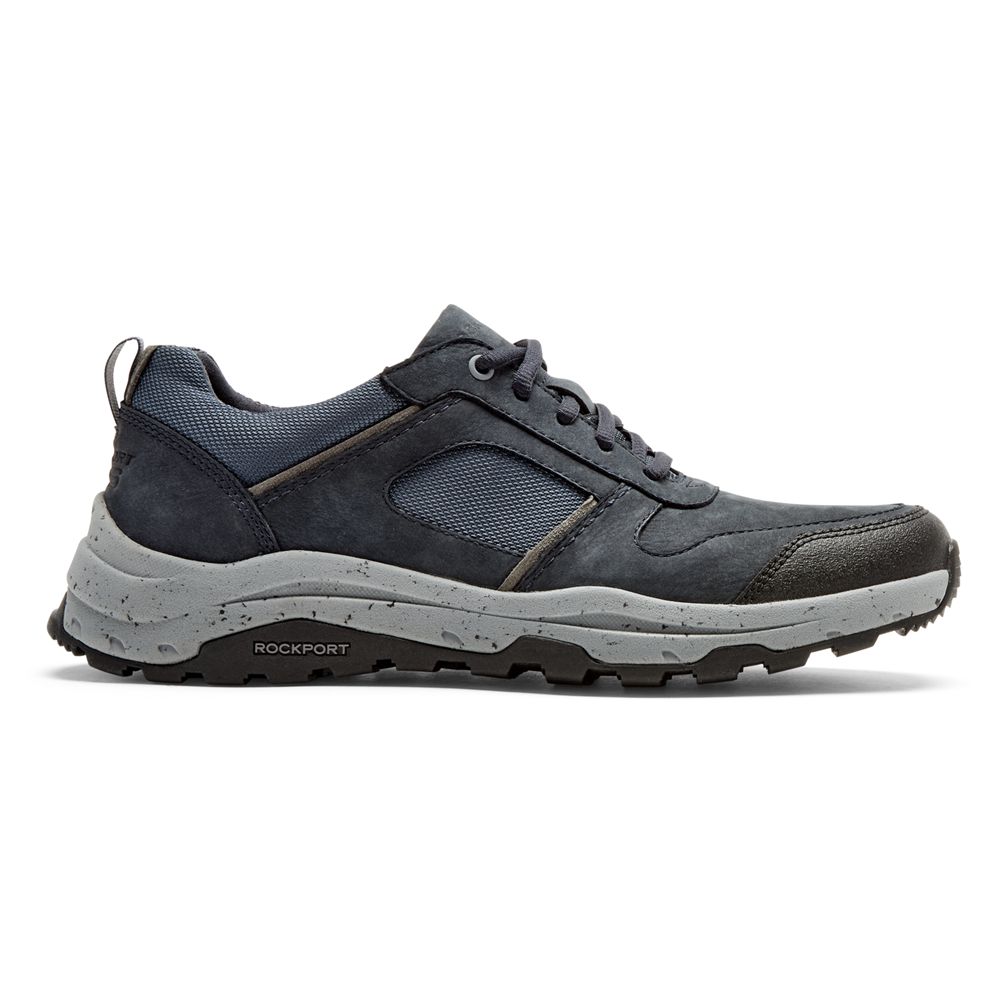 Rockport Xcs Pathway Waterproof Ubal Trekker - Mens Sneakers - Navy - NZ (KWZ-841732)